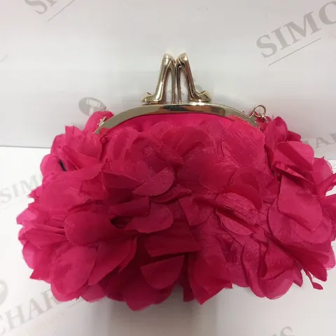 CHRISTIAN LOUBOUTIN FUCHSIA SATIN MOUT BAG 