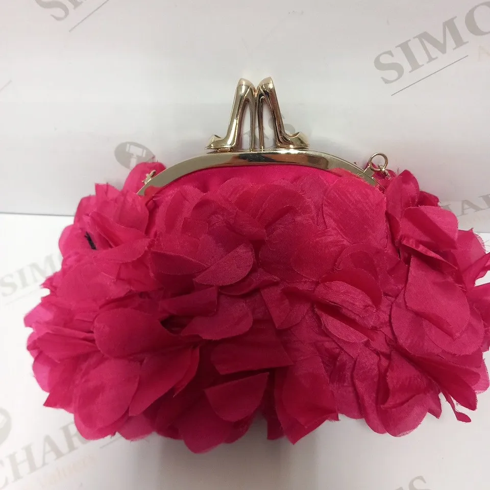 CHRISTIAN LOUBOUTIN FUCHSIA SATIN MOUT BAG 