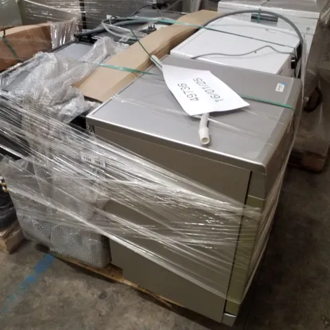 PALLET OF APPROXIMATELY 4 UNPROCESSED RAW RETURN WHITE GOODS TO INCLUDE;