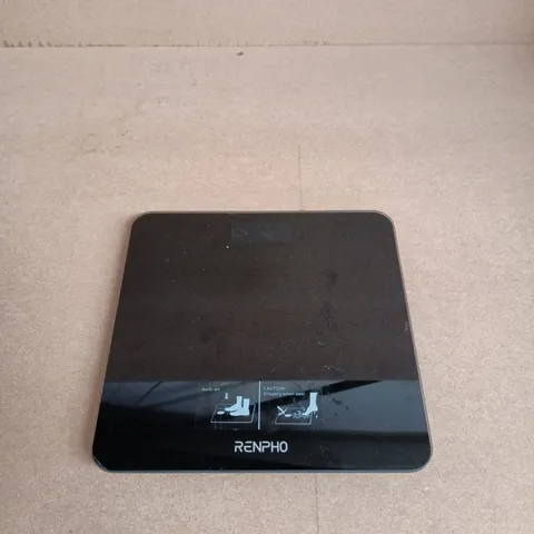RENPHO GLASS PLATFORM DIGITAL BATHROOM SCALE