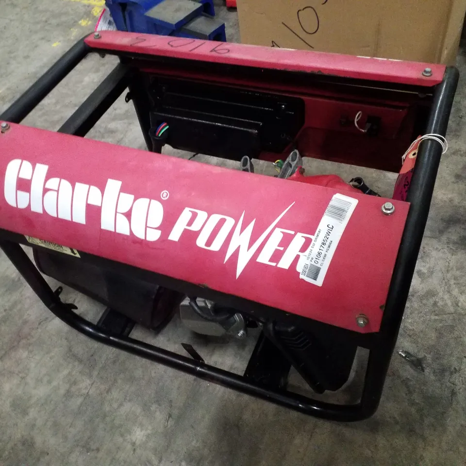 CLARKE PG3800A 3KVA 230V PETROL GENERATOR