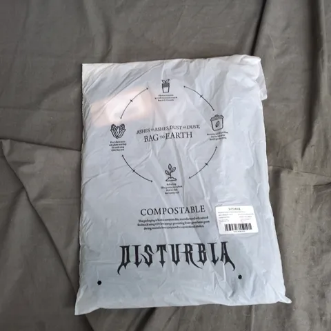 DISTURBIA PHOENIX DRAGON PRINTED MINI SHIRT DRESS – UK14 (US10 / EU42)