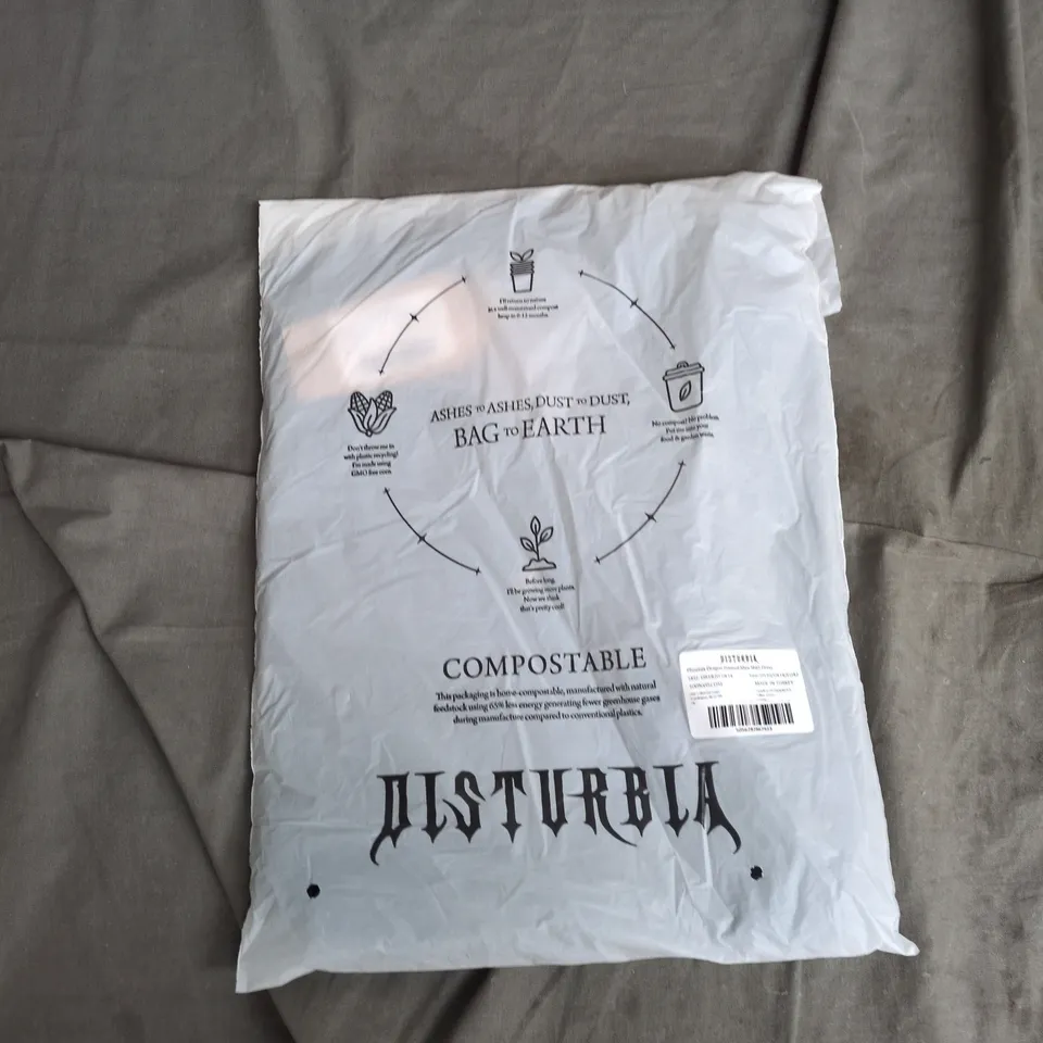 DISTURBIA PHOENIX DRAGON PRINTED MINI SHIRT DRESS – UK14 (US10 / EU42)