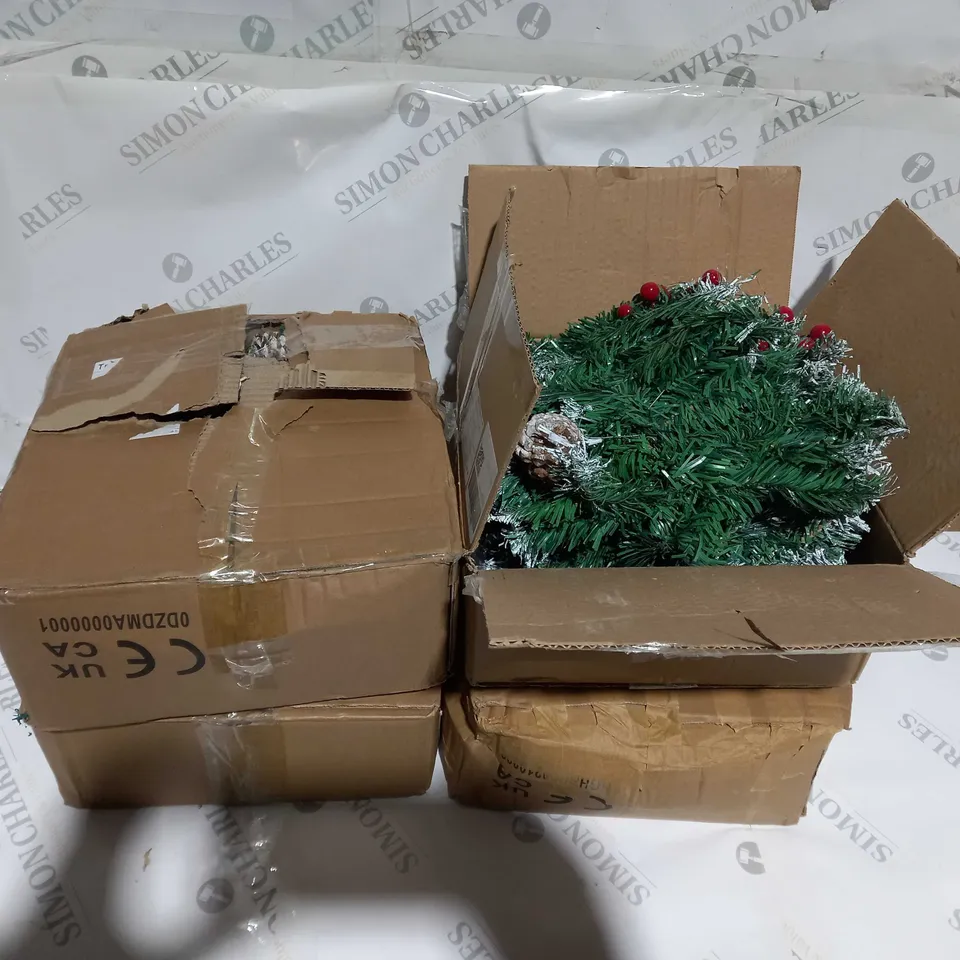 4 X CHRISTMAS GARLAND