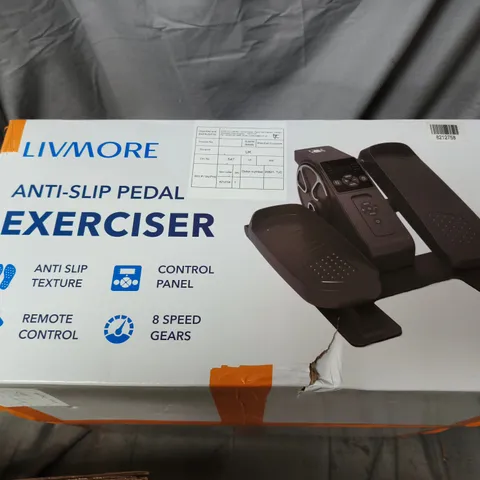 LIVMORE ANTI-SLIP PEDAL EXERCISER – BOXED