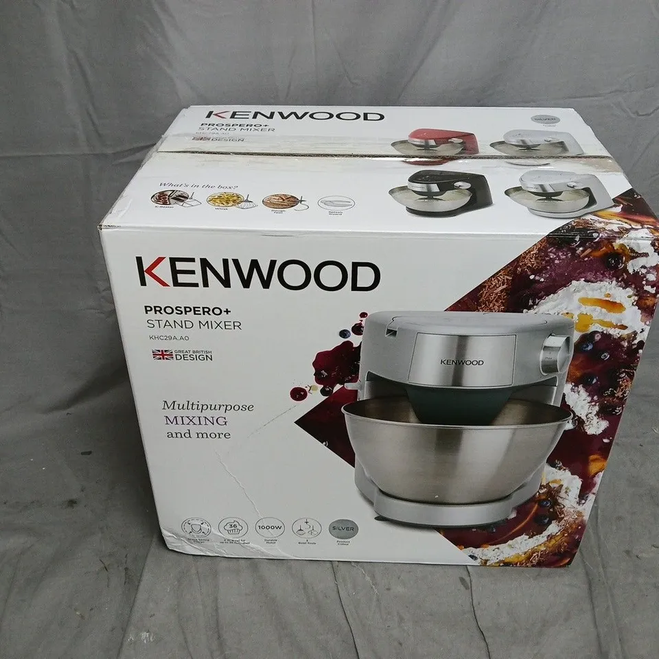 BOXED KENWOOD PROSPERO + STAND MIXER IN SILVER