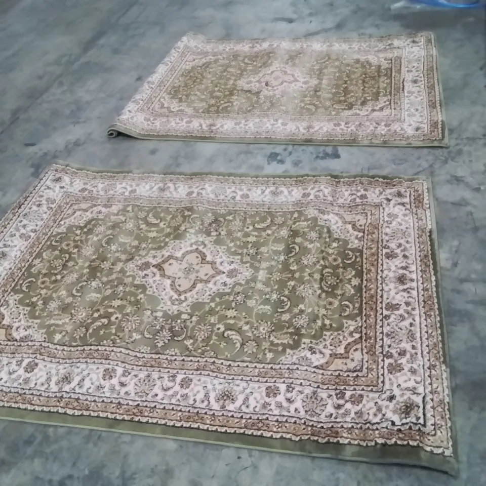 STILLAGE OF APPROXIMATELY 20 BAGGED QUALITY DESIGNER RUGS