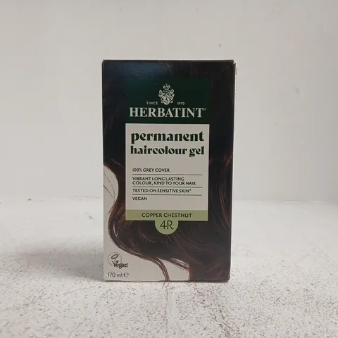 HERBATINT PERMANENT HAIR COLOUR GEL – COPPER CHESTNUT, 4R (170 ML)