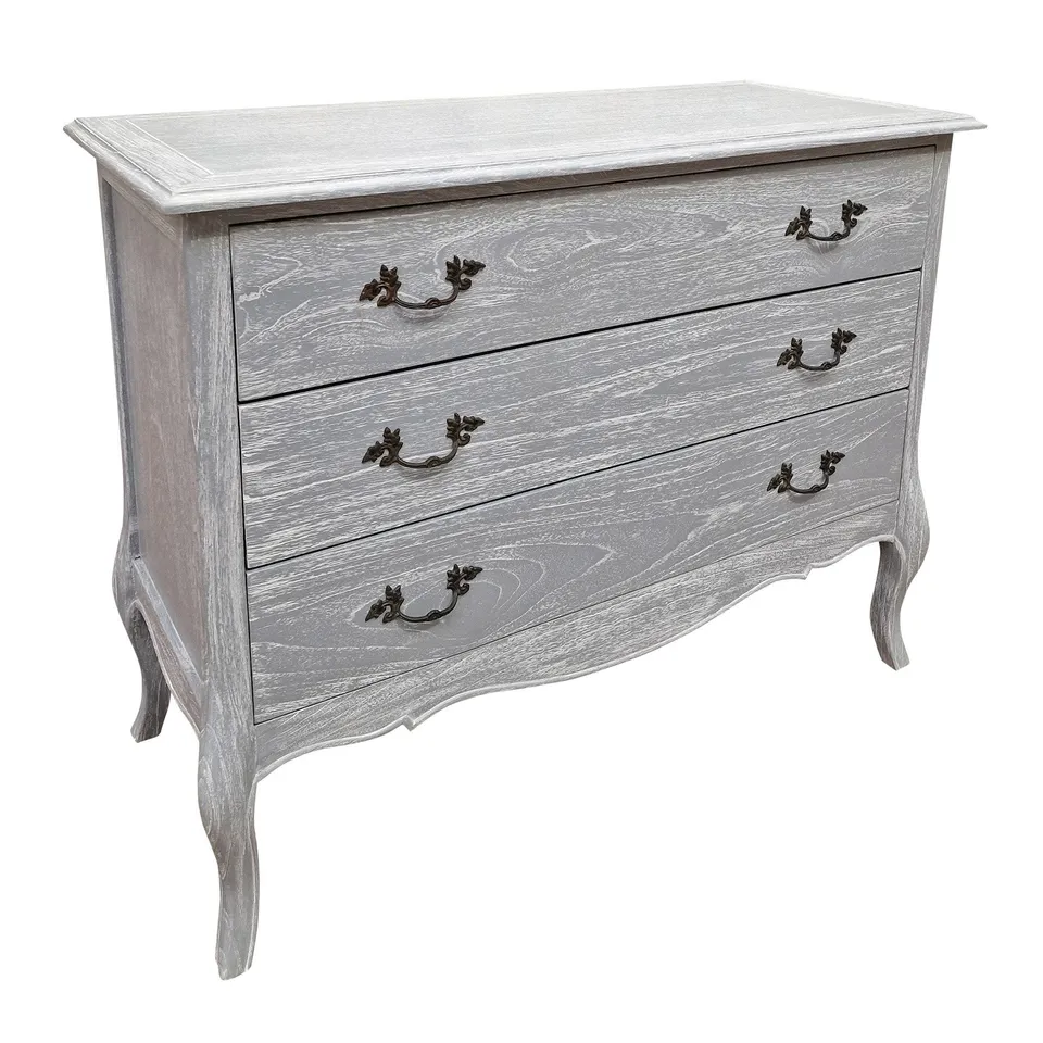 BRAND NEW BOXED HOMESDIRECT 365 MONTPELLIER WHITE 3 DRAWER CHEST