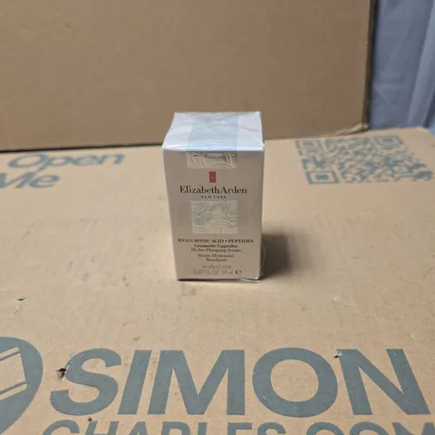 ELIZABETH ARDEN HYALURONIC ACID + PEPTIDES HYDRA PLUMPING SERUM 14ML BOXED