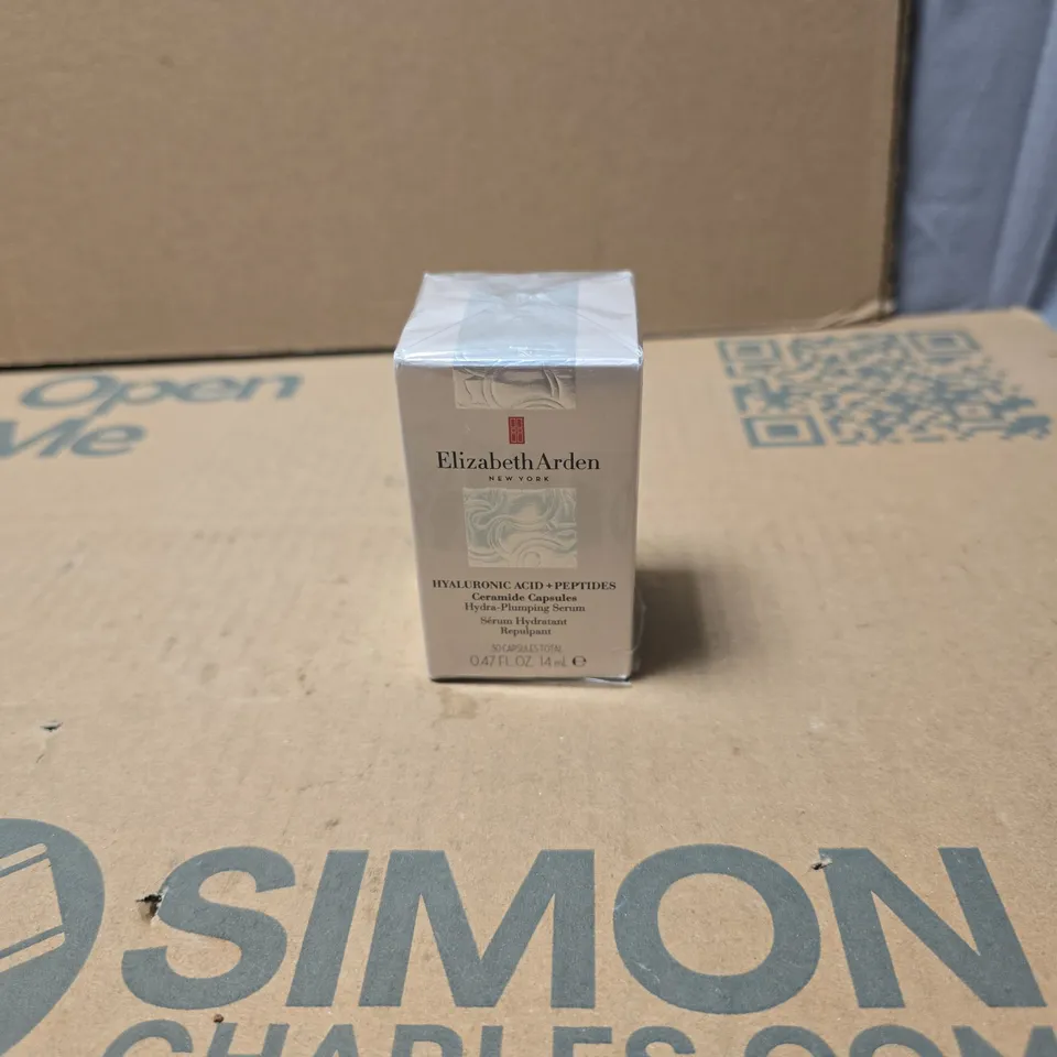 ELIZABETH ARDEN HYALURONIC ACID + PEPTIDES HYDRA PLUMPING SERUM 14ML BOXED