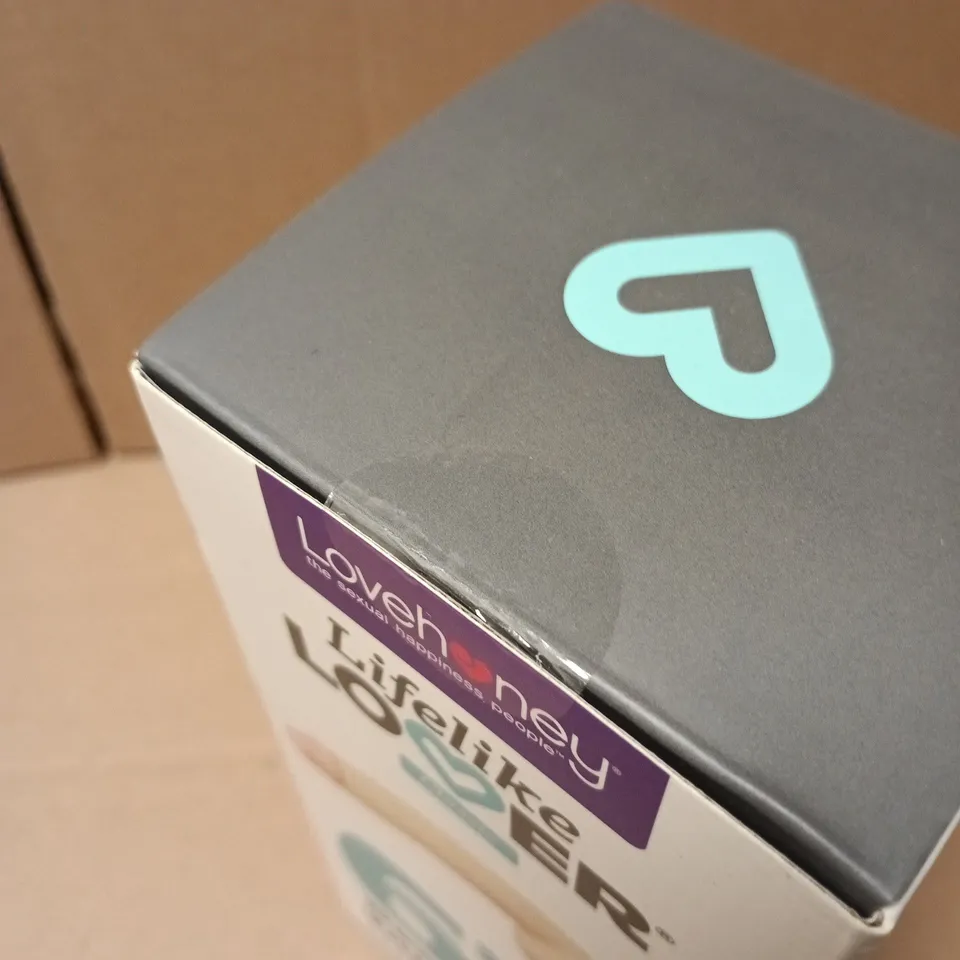 SEALED LOVEHONEY LIFELIKE LOVER 6" REALISTIC DILDO WITH BALLS