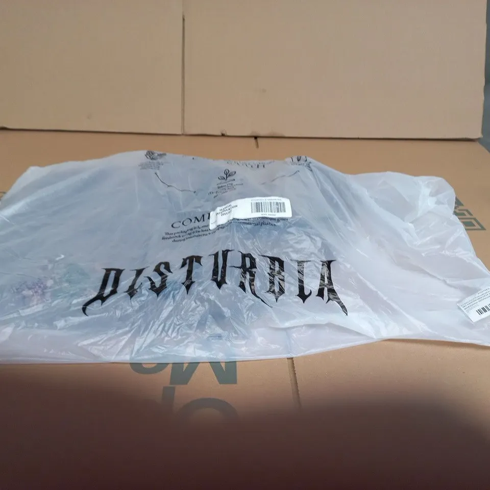 DISTURBIA CORDELIA FLORAL EMBROIDERED POCKET FRONT SHACKET – UK 14 (US 10)