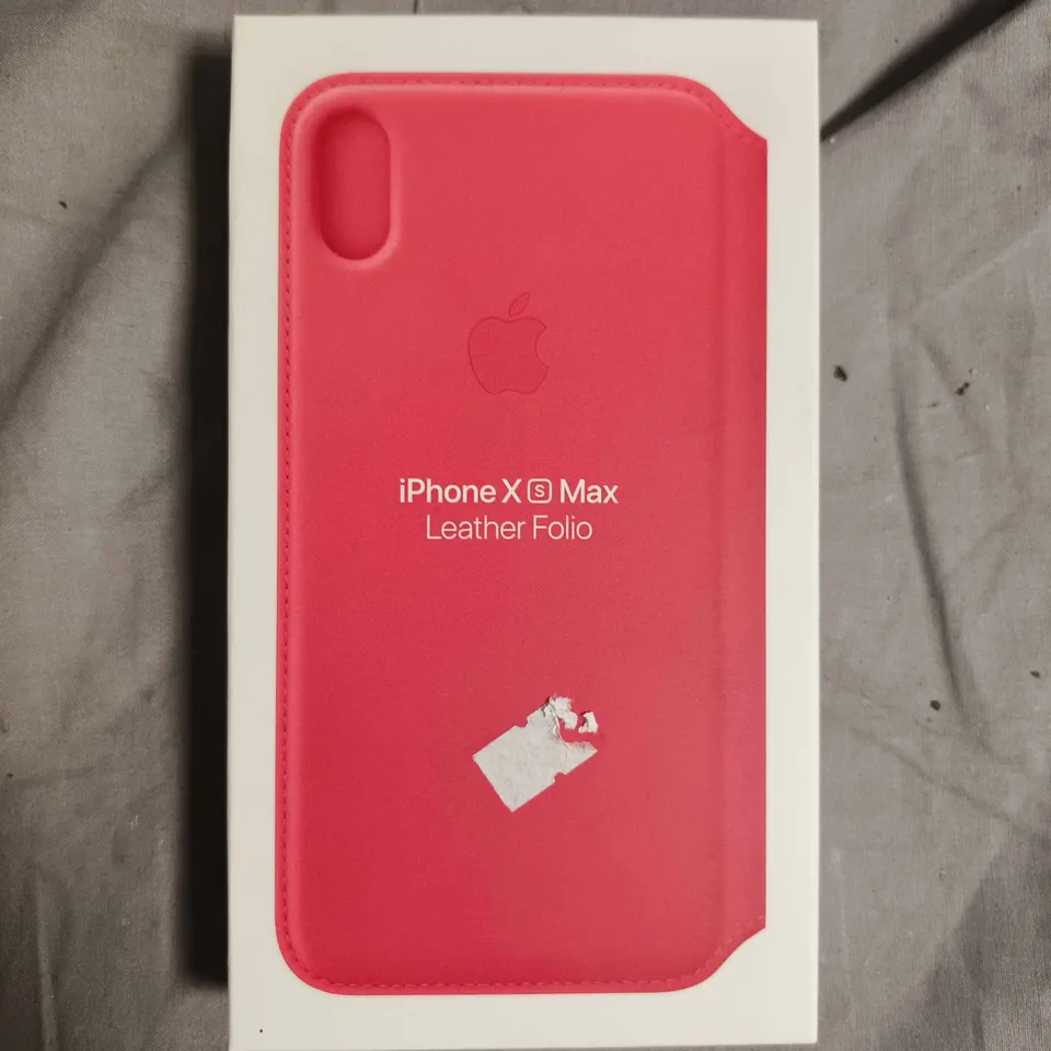 2 X APPLE IPHONE XS MAX LEATHER FOLIO CASES
