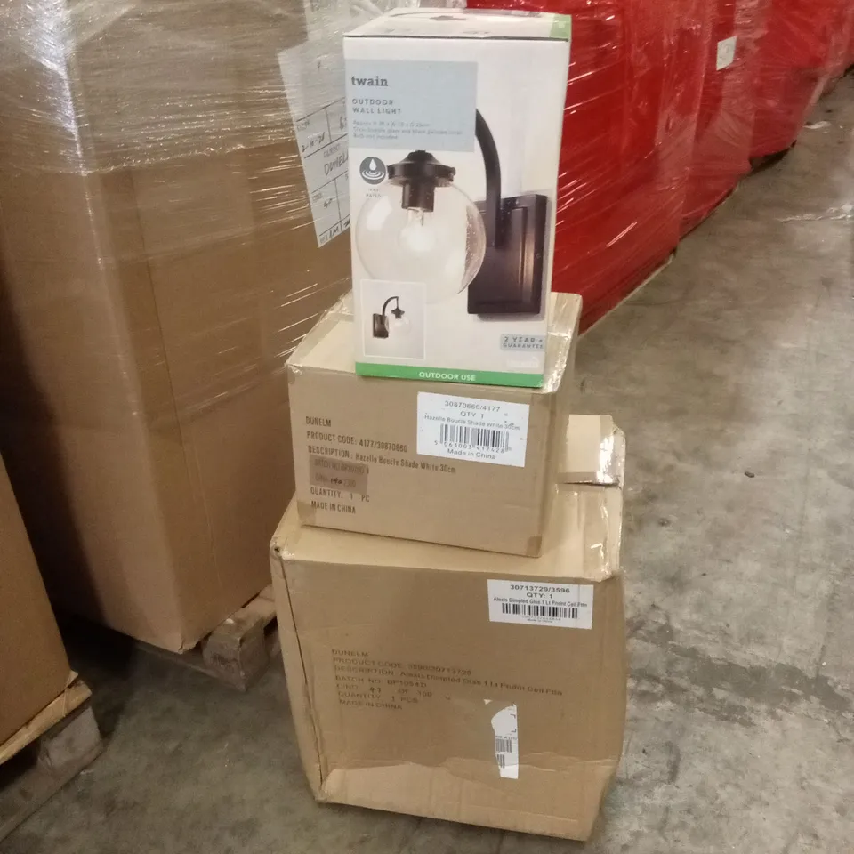 PALLET OF APPROXIMATELY 20 ASSORTED INDOOR LIGHTING PRODUCTS