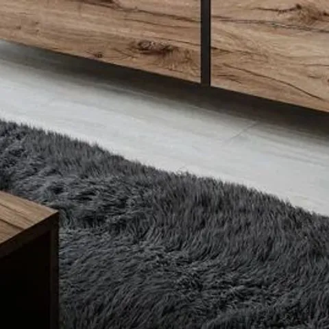 SET OF 4 BLACK FEET FOR GEORGE OLIVER DOLEZAL TV STAND (1 BOX)