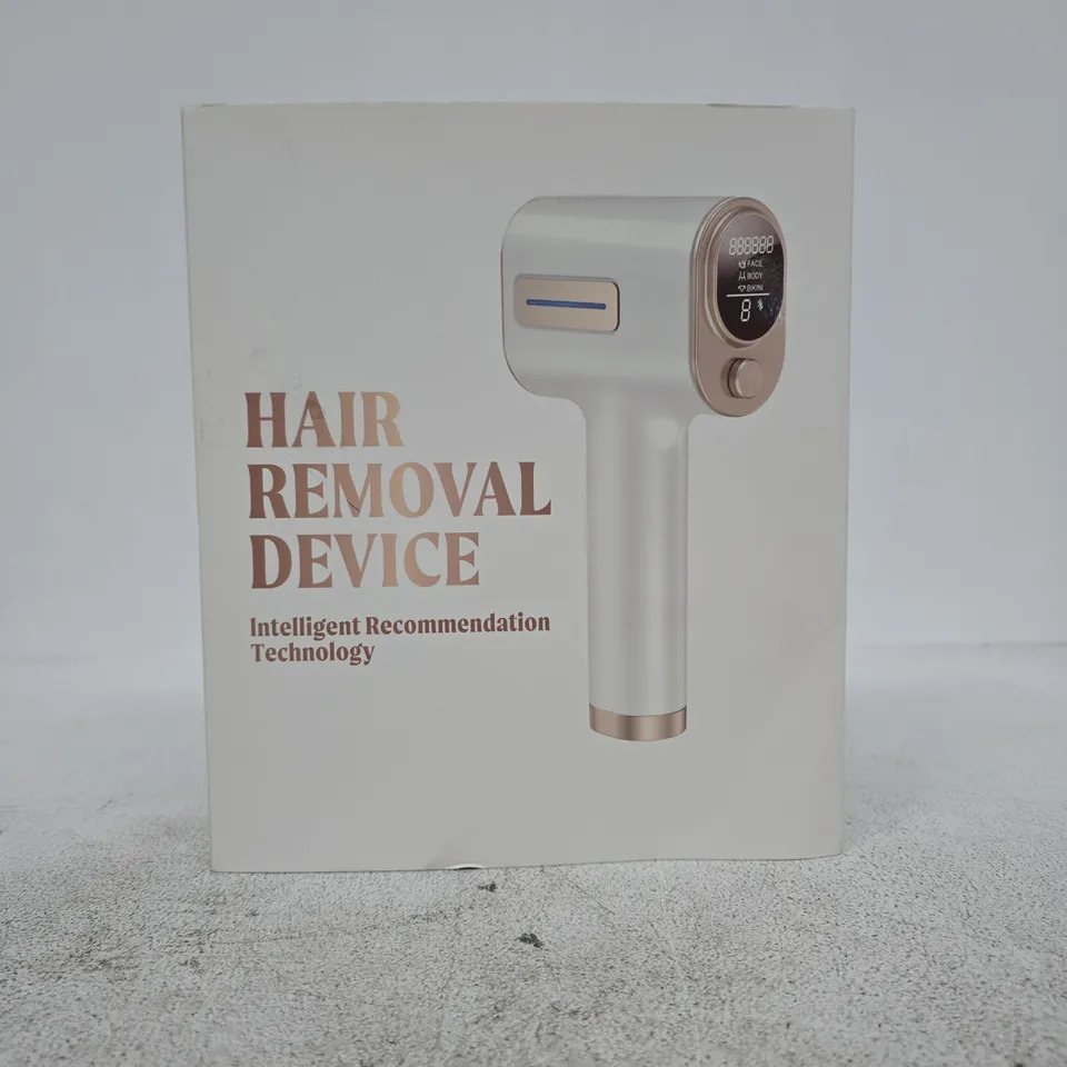 BOXED INTELLIGENT TECHNOLOGY HAIR REMOVAL DEVICE