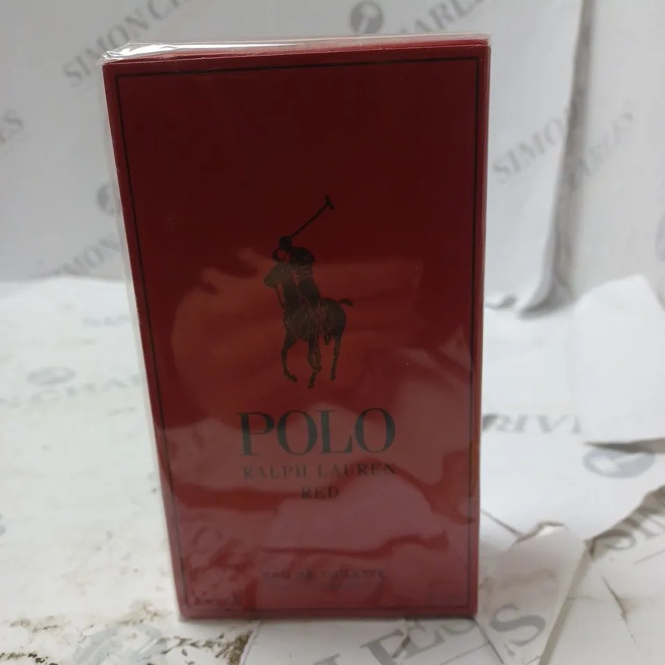 BOXED AND SEALED POLO RALPH LAUREN RED EAU DE TOILETTE 125ML