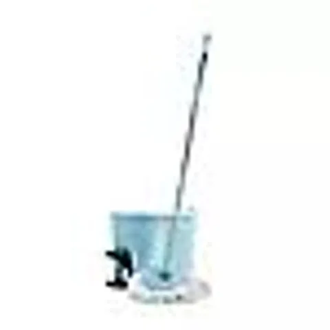 SPIN MOP BUCKET SYSTEM WITH 2 MICROFIBRE HEADS