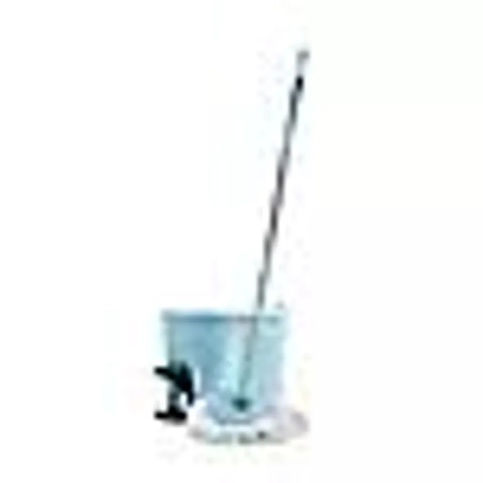 SPIN MOP BUCKET SYSTEM WITH 2 MICROFIBRE HEADS