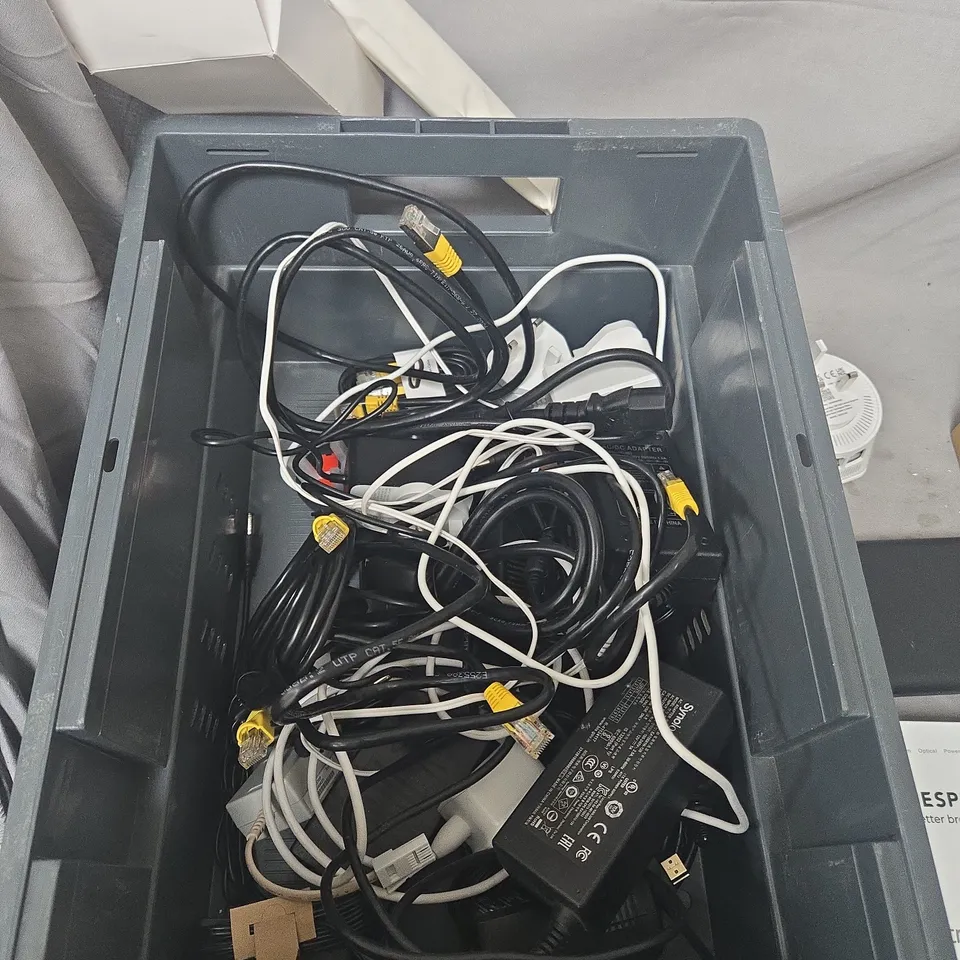 APPROXIMATELY 15 ASSORTED TV REMOTES AND CABLES