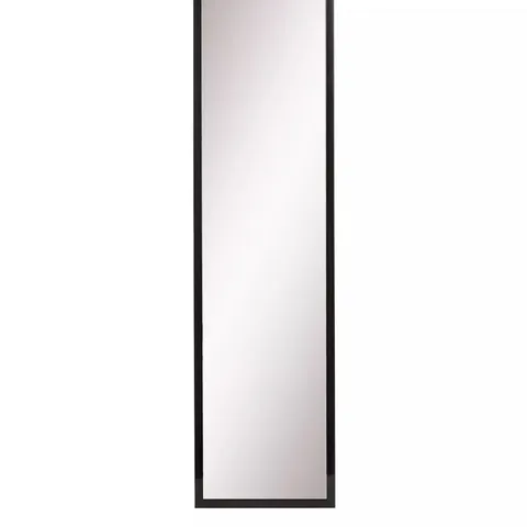 TALL RECTANGULAR MIRROR IN BLACK - COLLECTION ONLY