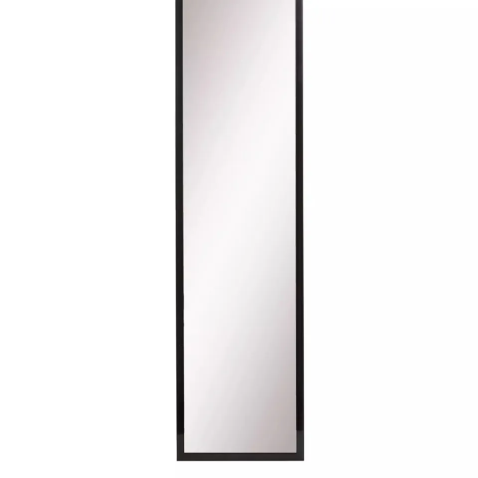 TALL RECTANGULAR MIRROR IN BLACK - COLLECTION ONLY RRP £29