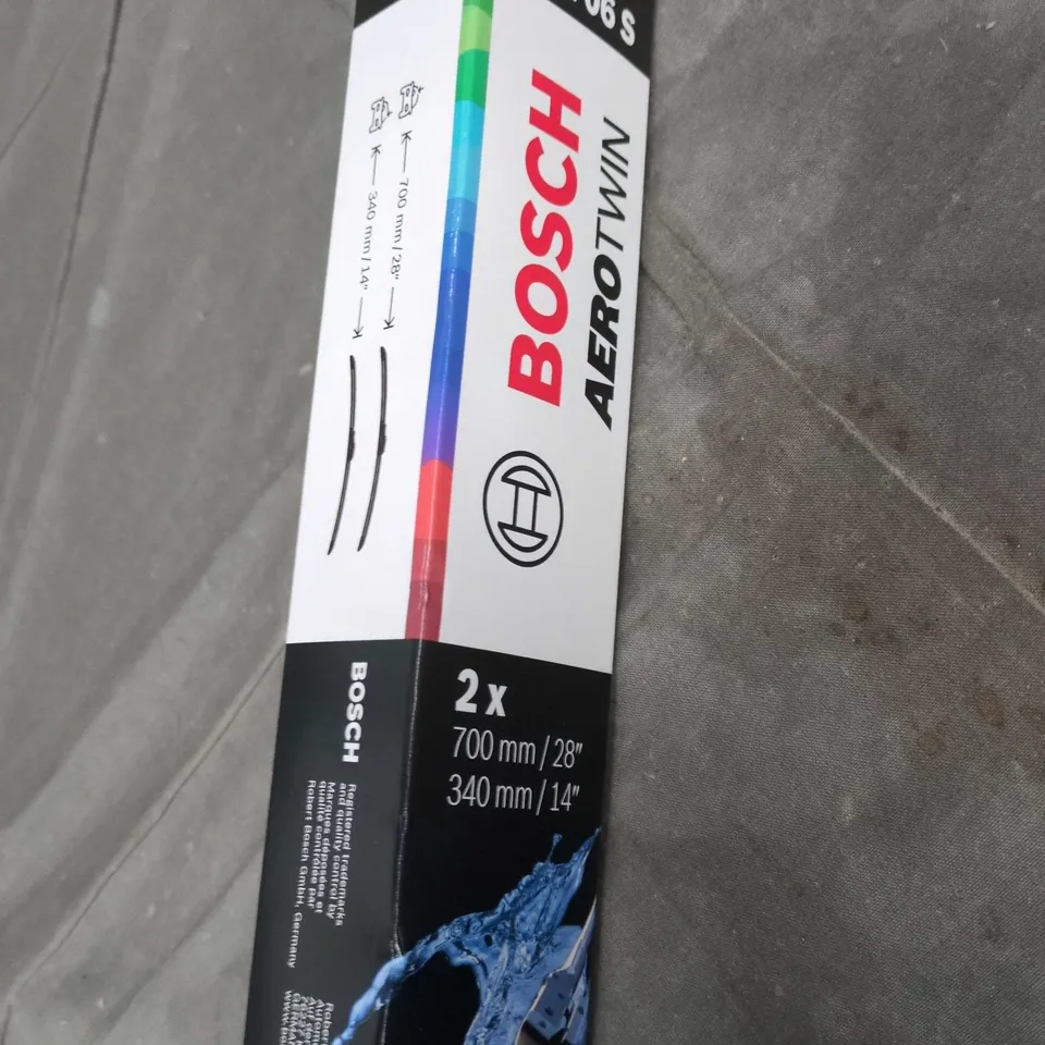 BOSCH AEROTWIN WIPER BLADES AR 706 S - 2X BLADES, 700MM (28") + 340MM (14")