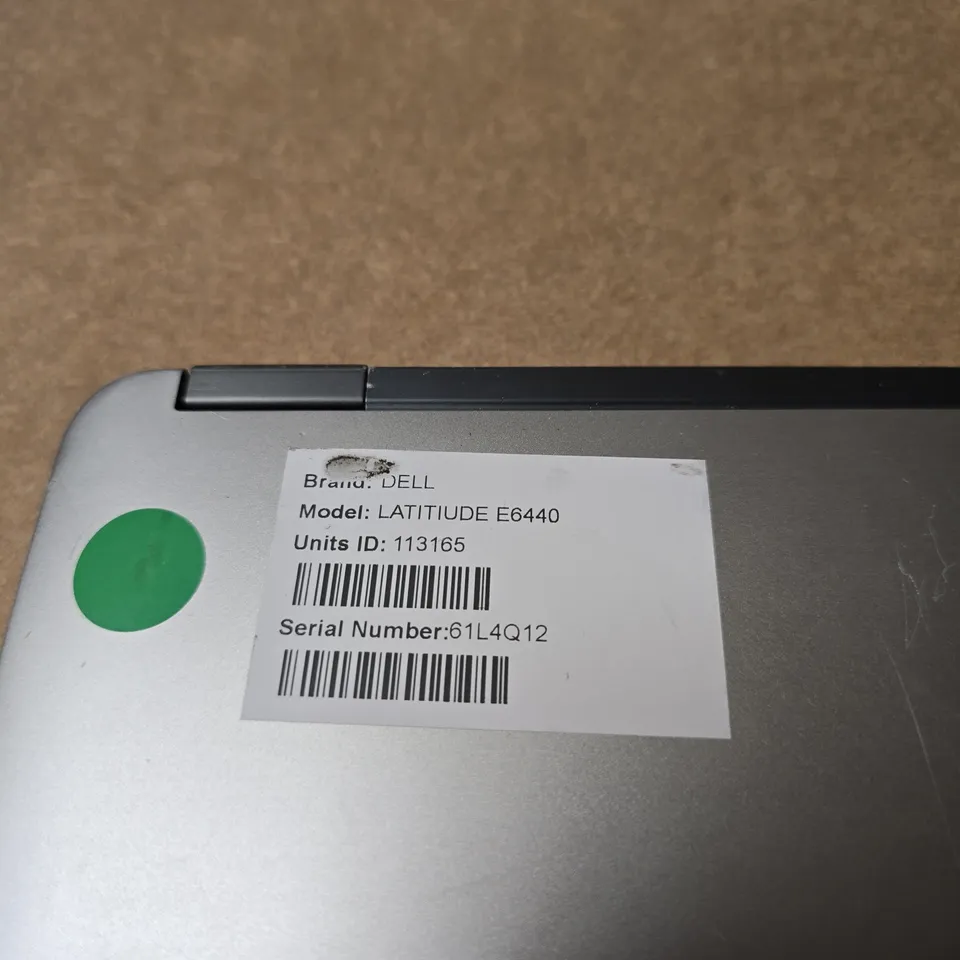 DELL LATITUDE E6440 LAPTOP – SILVER WITH BLACK KEYBOARD