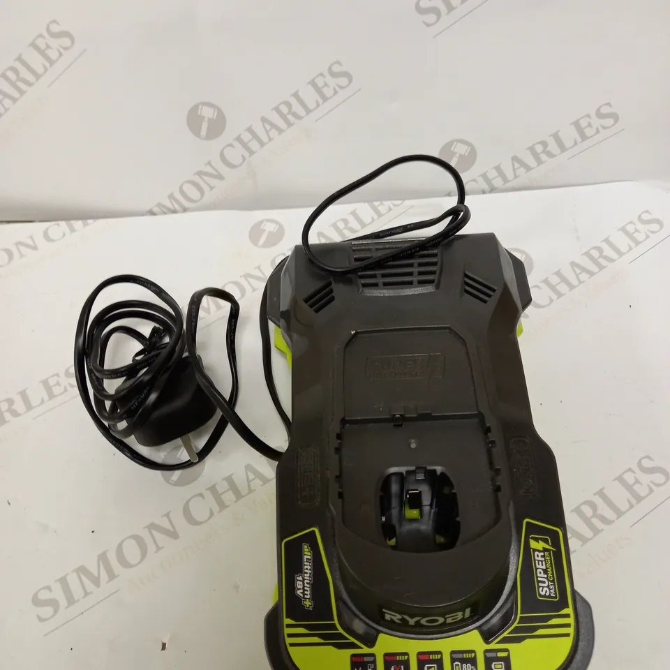 RYOBI-ONE+ 18V SUPER FAST CHARGER