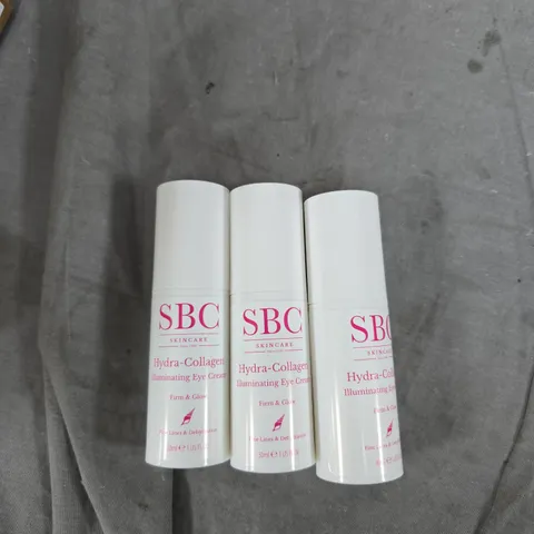 SBC SKINCARE HYDRA-COLLAGEN ILLUMINATING EYE CREAM – 3 X 30ML