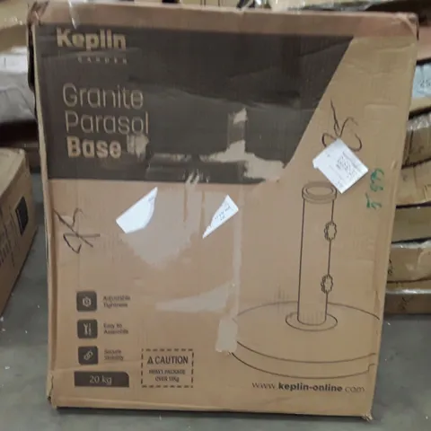 BOXED KEPLIN GRANITE PARASOL BASE 
