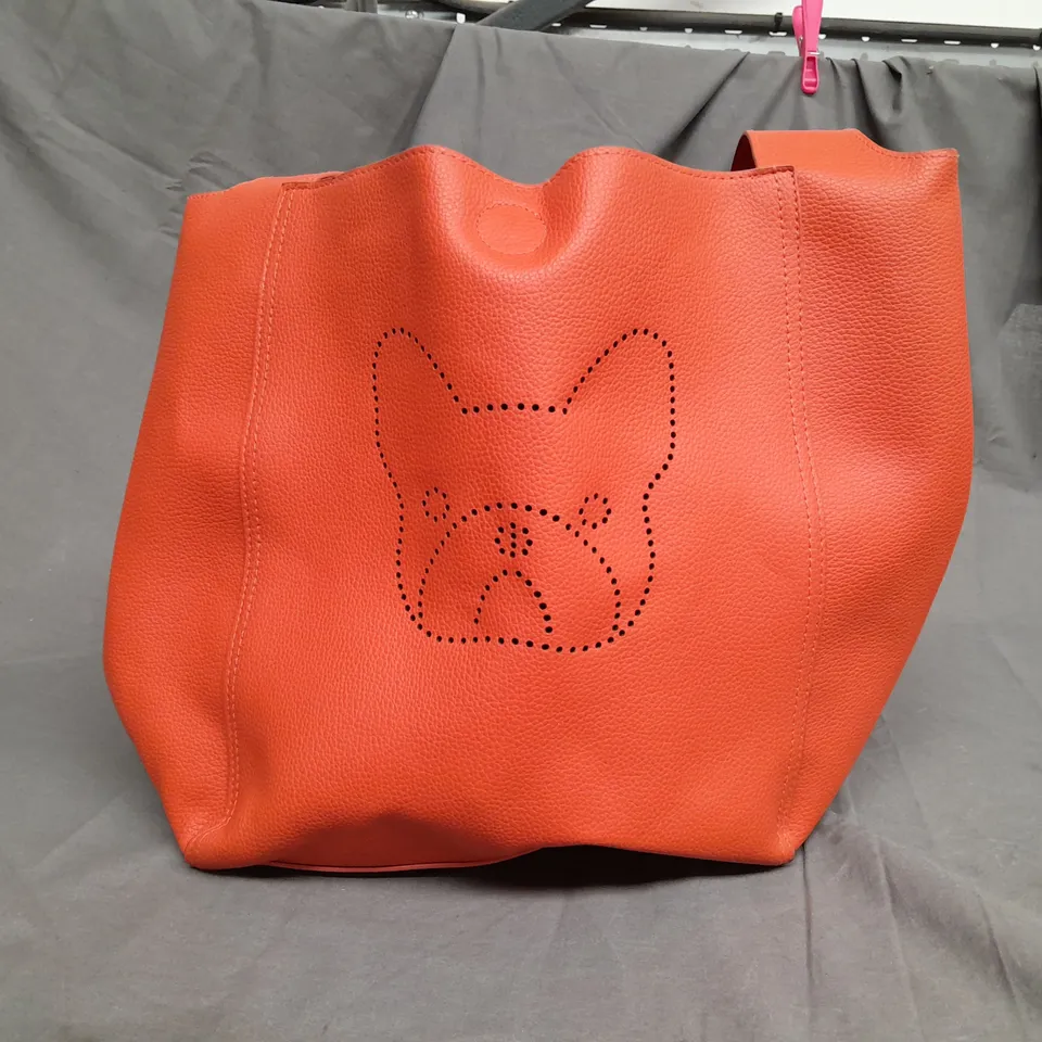 BEN DE LISI ELLA TOTE BAG IN ORANGE