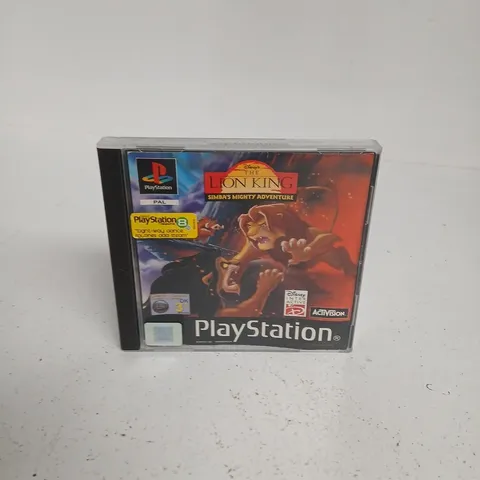 PLAYSTATION 1 GAME - THE LION KING: SIMBA'S MIGHTY ADVENTURE (PAL)