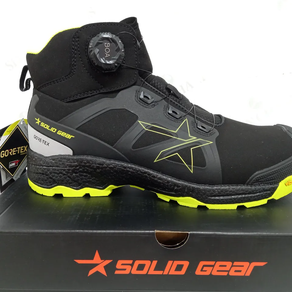 BOXED PAIR OF SOLID GEAR PRIME GTX MID S3 BOOTS - UK 13