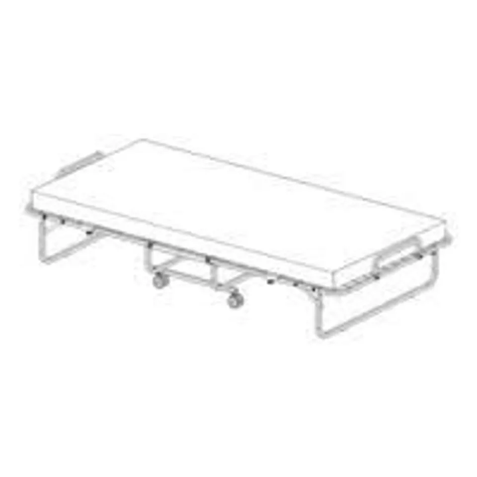 BOXED COSTWAY 75" X 38" ROLLAWAY FOLDING BED WITH 4" MEMORY FOAM MATTRESS