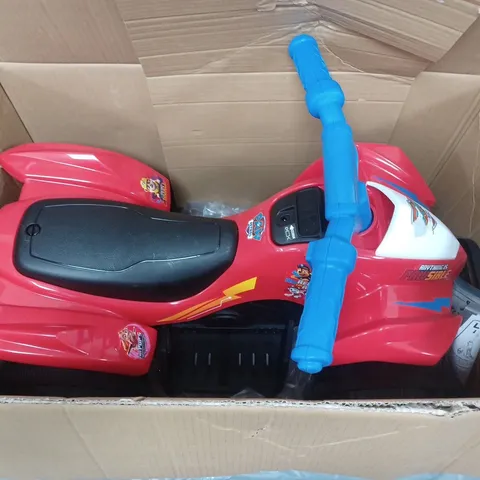 BOXED PAW PATROL CHILDREN RIDE ON - COLLECTION ONLY