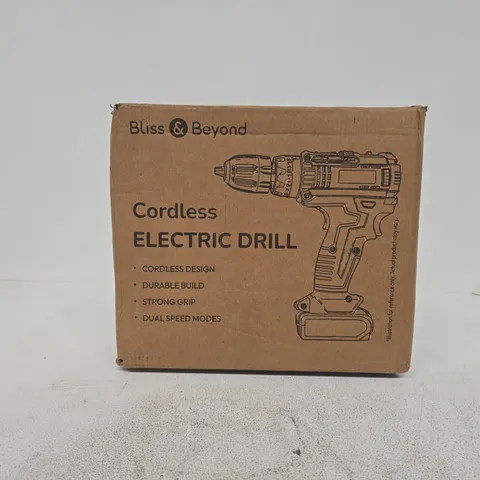 BLISS & BEYOND CORDLESS ELECTRIC DRILL KIT