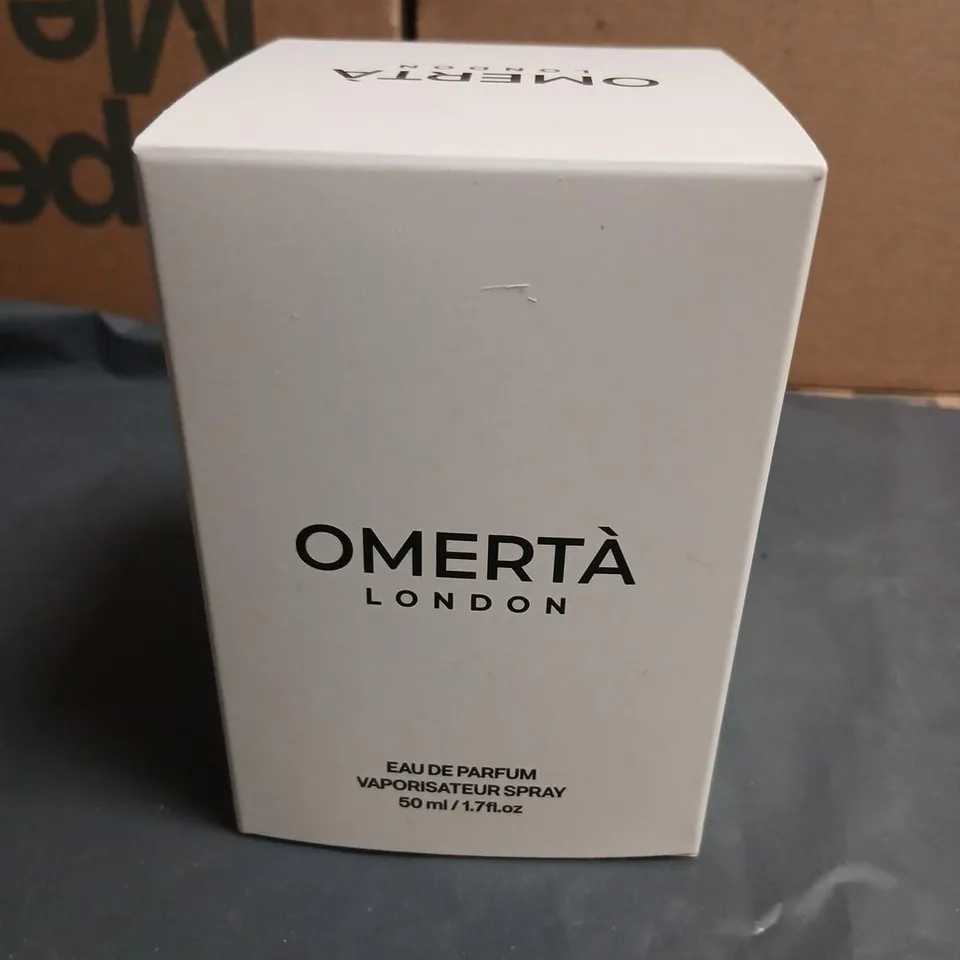 BOXED OMERTA LONDON EAU DE PARFUM 50ML