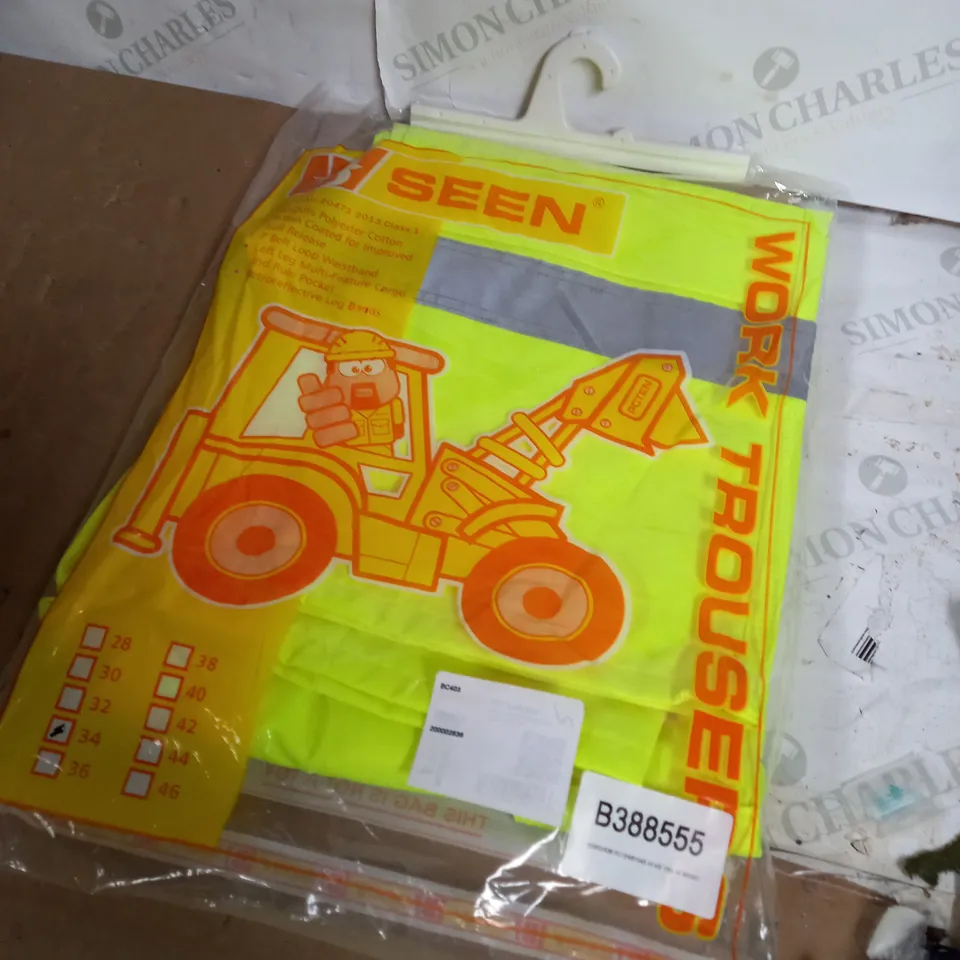 HI-VIS SAFETY WORKWEAR 34 short trousers X25