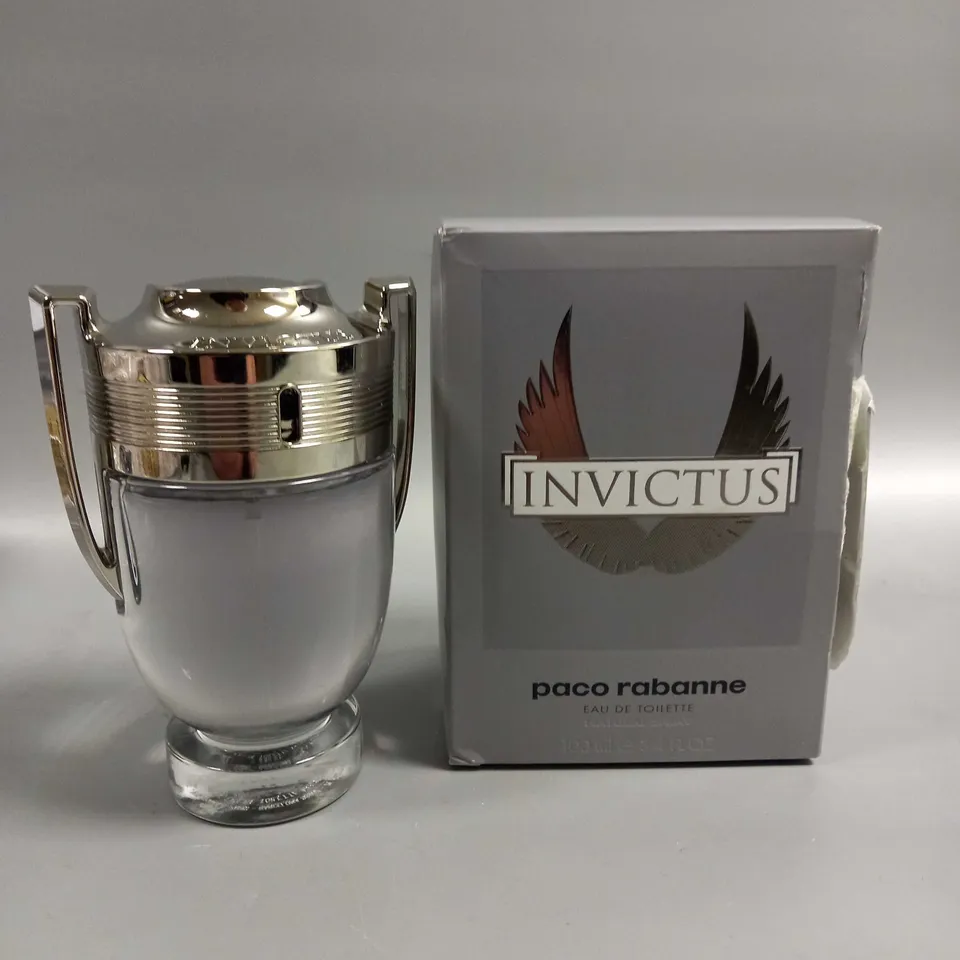 BOXED PACO RABANNE INVICTUS EAU DE TOILETTE - 100ML  RRP £85
