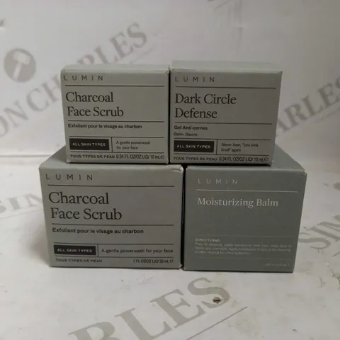 LOT OF 4 LUMIN SKINCARE ITEMS