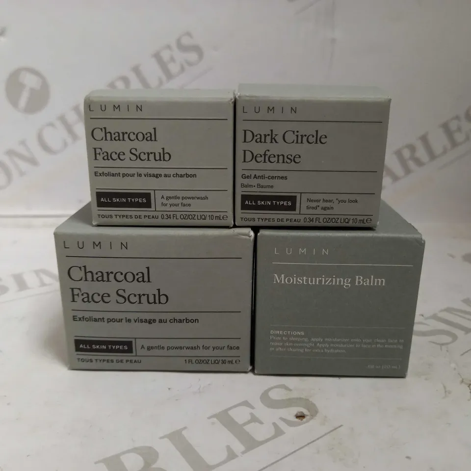 LOT OF 4 LUMIN SKINCARE ITEMS