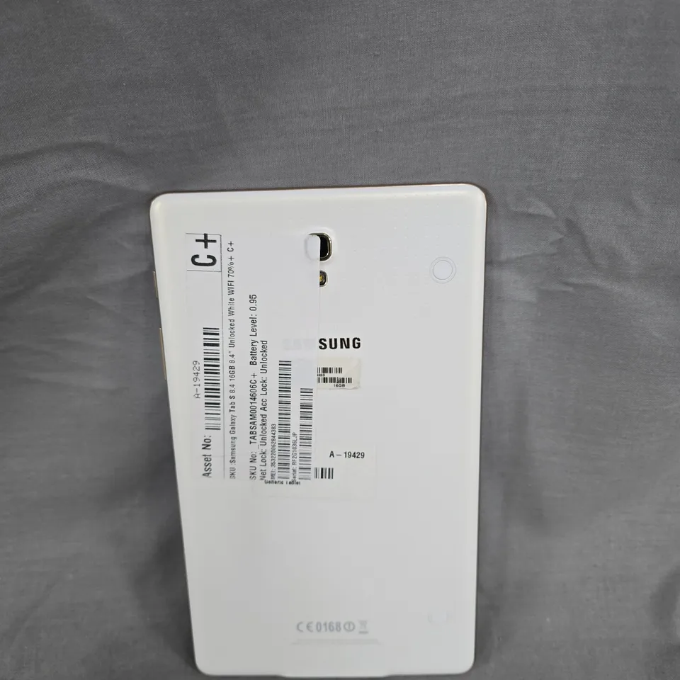 SAMSUNG GALAXY TAB S 8.4 INCH – WHITE, UNLOCKED WI‑FI TABLET