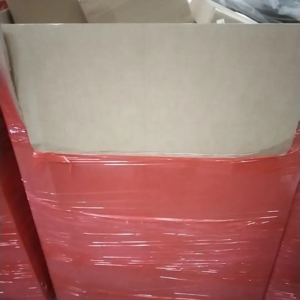 PALLET OF ASSORTED HOUSEHOLD GOODS AND PRODUCTS TO INCLUDE; BOXED FURNITURE ETC