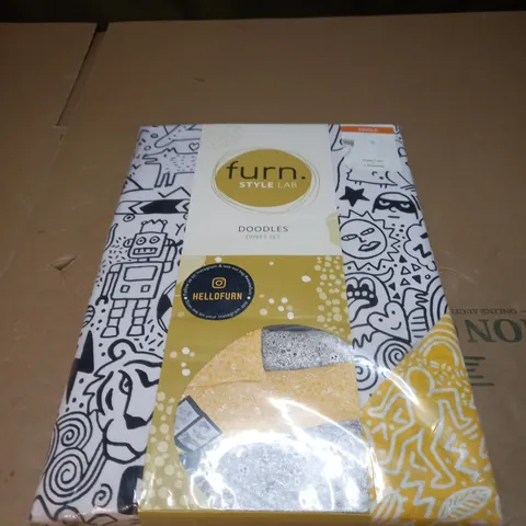 FURN STYLE LAB DOODLES DUVET SET - SINGLE
