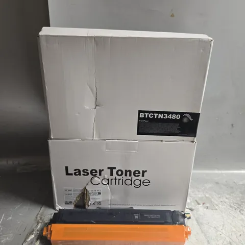 LARGE BOX OF APPROXIMATELY 10 ASSORTED TONER CARTRIDGES
