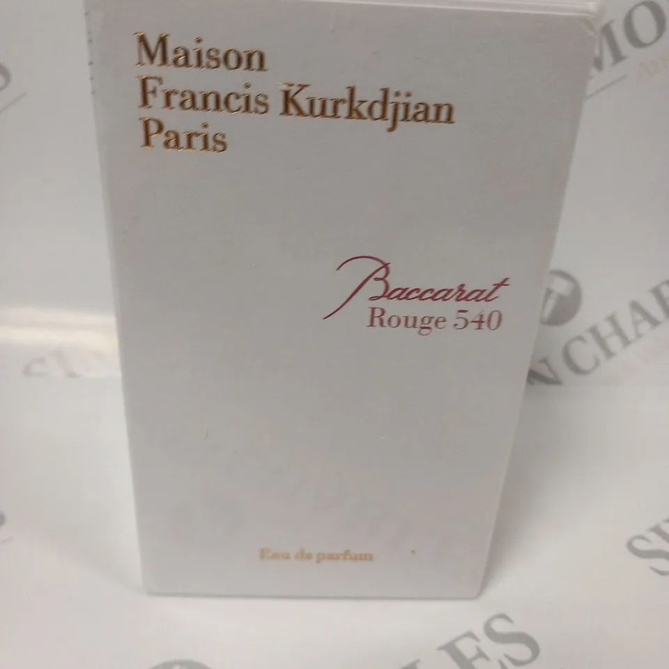 BOXED AND SEALED MAISON FRANCIS KURKDJIAN PARIS BACCARAT ROUGE 540 EAU DE PARFUM 70 ML