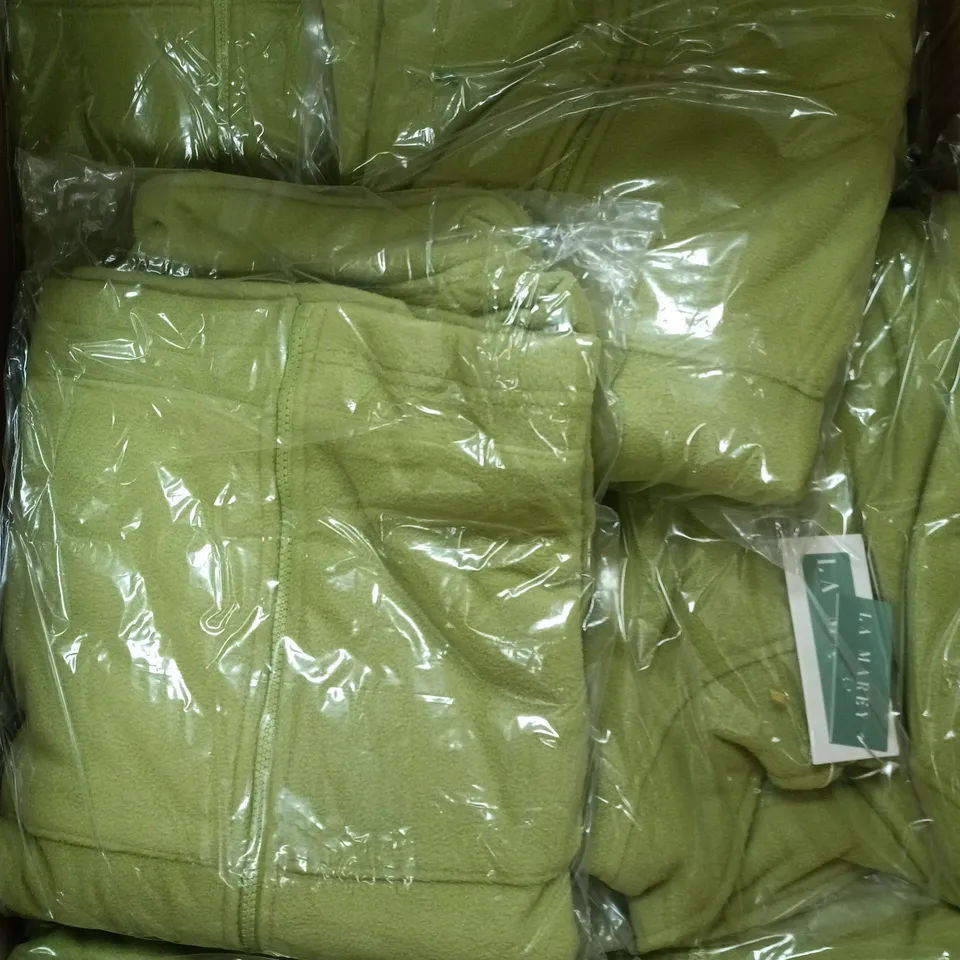 APPROXIMATELY 20 LA MAREY FLEECE JACKETS - L 