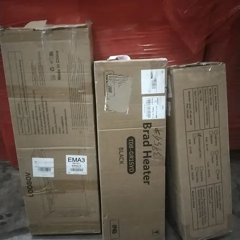 PALLET OF HOUSEHOLD ITEMS TO INCLUDE LAUNDRY BASKET WITH SHELF,BRAD HEATER, BABY PLAYPEN AND OTHER ASSORTED ITEMS...